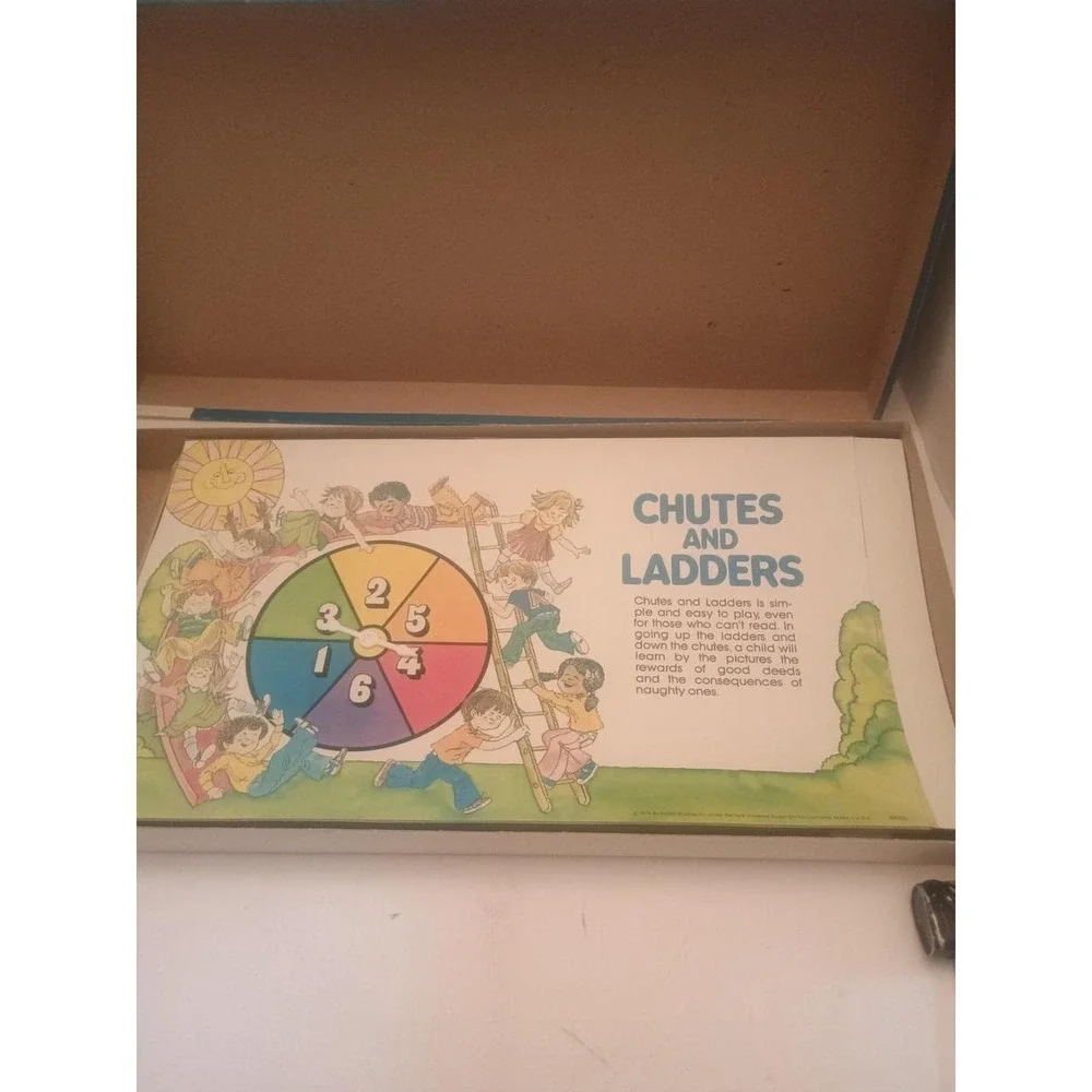1979 Chutes And Ladders Board Game